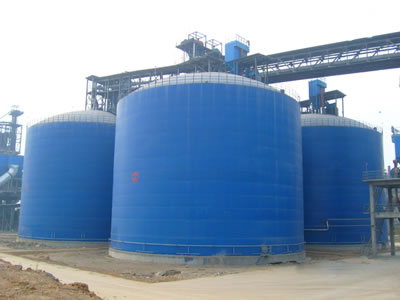 大安镇水泥钢板库改造